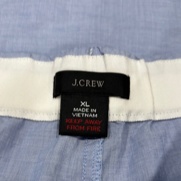 J. Crew End-on-end Cotton Pajama Short Set in Hydrangea NWT - Picture 13 of 15